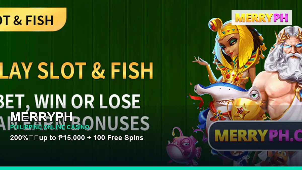 MERRYPH online casino and slot games for Philippine players with featured game highlights