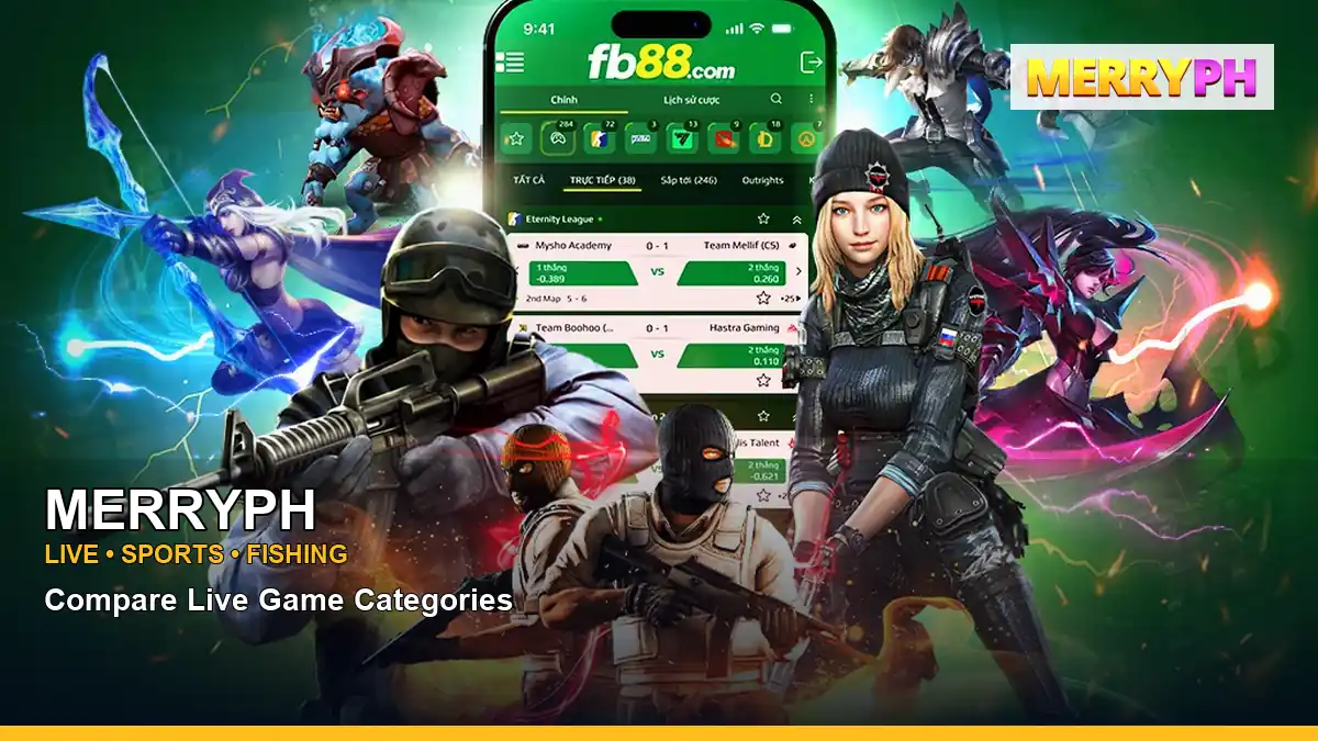 MERRYPH sports betting and arcade games for Philippine players