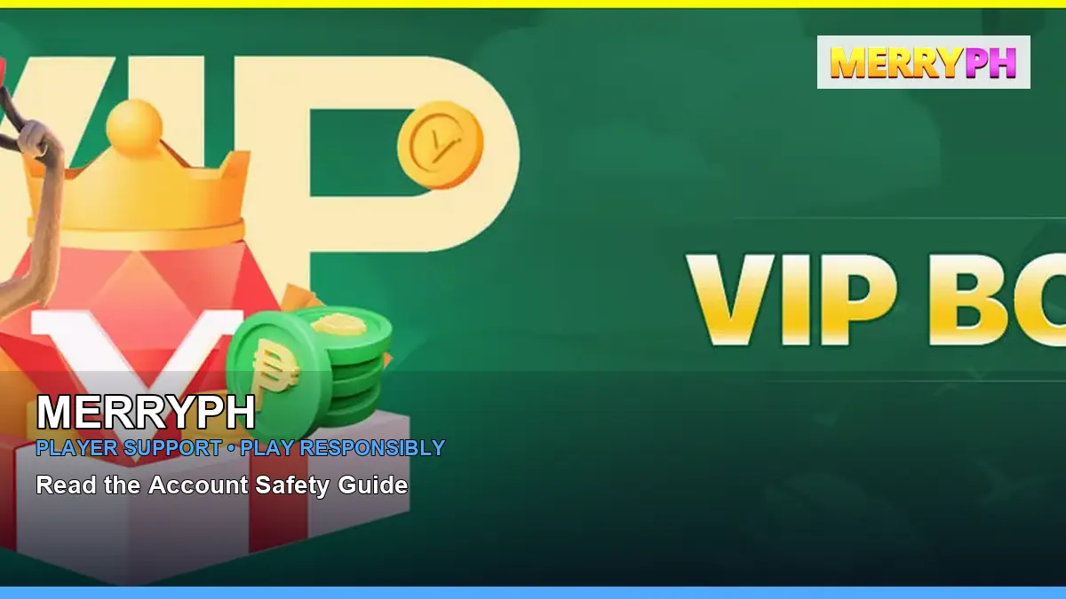 MERRYPH responsible play resources for Philippine players